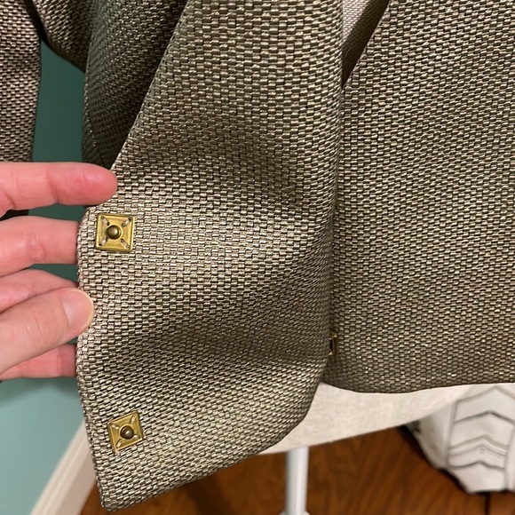 Tiger of Sweden Crop Jacket ‘Cateline’ Shimmery European Size 40 US Large - Picture 4 of 9